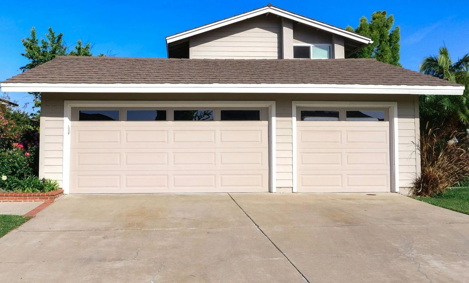 Newly installed residential concrete driveway in Willeton, WA.